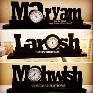 Name Clock Gift