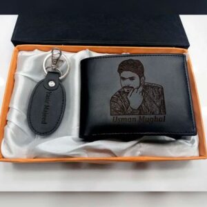 Photo Wallet Keychain Gift Set