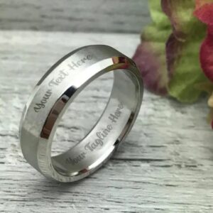 Engraved Name Date Ring