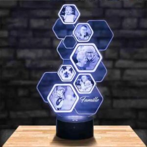 Custom Honeycomb LED Lamp