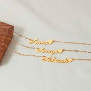 Name with Heart Necklace