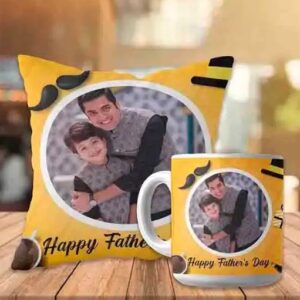 Customized Father’s Day Mug and Pillow