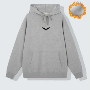 Eagle Logo Printed Kangaroo Hoodie