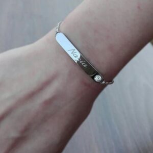 Sleek Engraved Bracelet