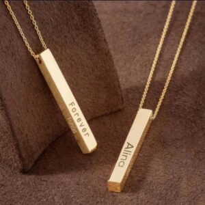 Customized Bar Necklace