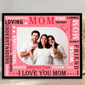 Text Mosaic Photo Frame