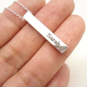 Customized Bar Necklace