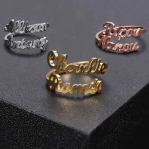 Double Name Ring