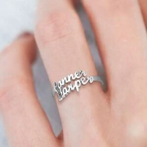 Double Name Ring