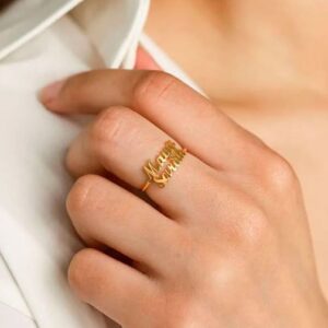 Double Name Ring