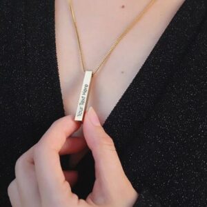 Customized Bar Necklace