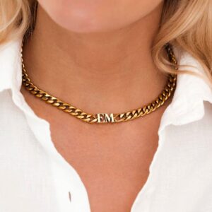 Ciara Initial Choker Necklace