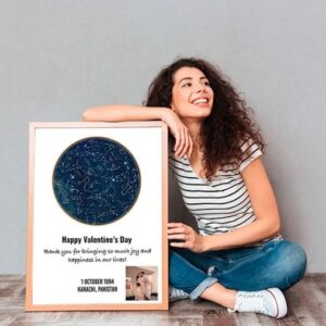Love Star Map Frame