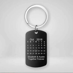 Tag Engraved Keychain