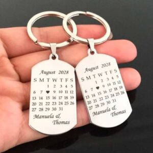 Tag Engraved Keychain
