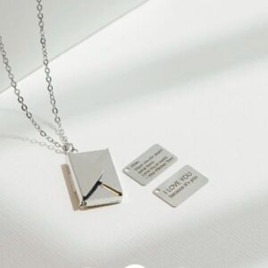 Personalized Envelope Necklace