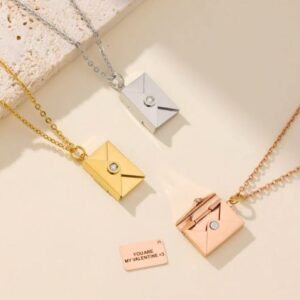 Personalized Envelope Necklace