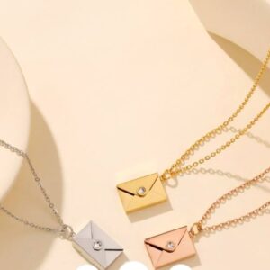 Personalized Envelope Necklace