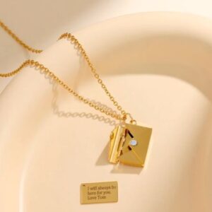 Personalized Envelope Necklace