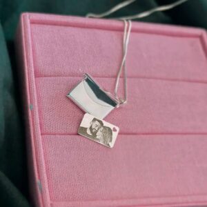 Personalized Photo Envelope Necklace