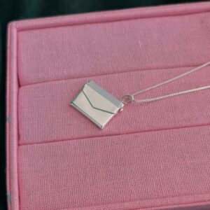 Personalized Photo Envelope Necklace